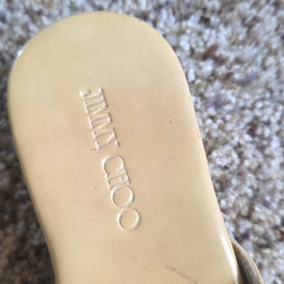 Jimmy Choo Patent Leather Sandals - Picture 4 of 11